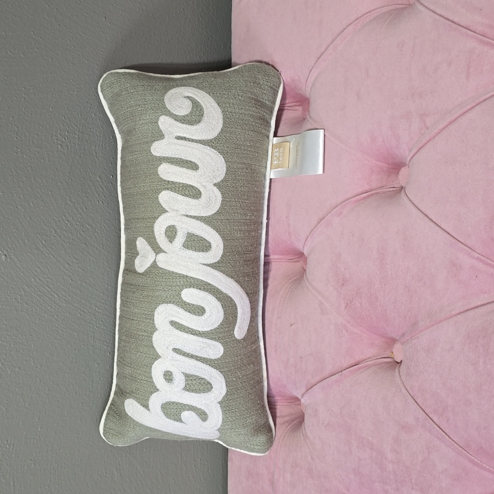 Pottery barn teen bonjour pillow
